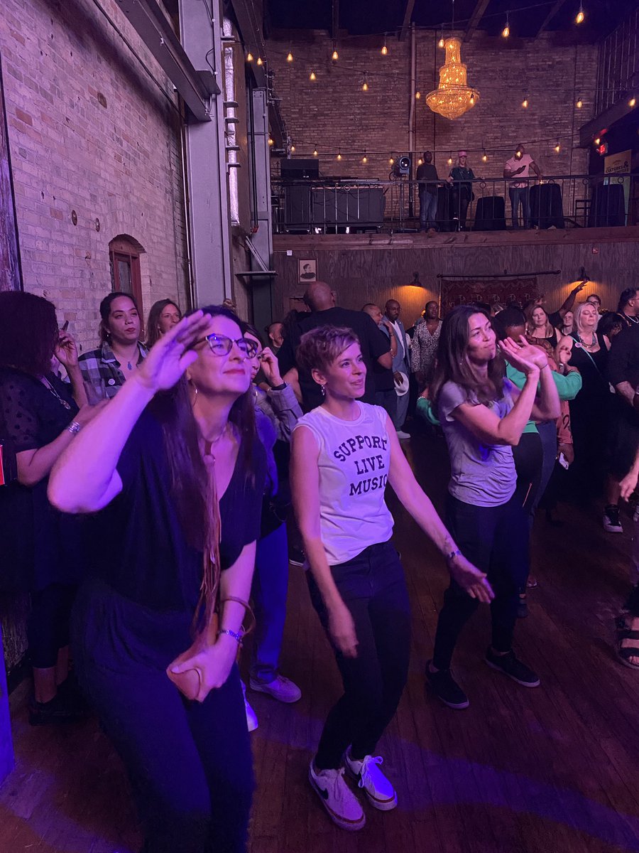 This is how you open a festival 🔥✊🏿✊🏾✊🏽✊🏼

Unofficial 📸 from <a href="/Spindeezy/">Spinderella</a> at Opening Night Party Featuring DJ Spinderella

#CCFMKE #Mkefilm #CCFMKE #cinesinfronterasmke #HipHop #50yearsofhiphop #milwaukee #festival