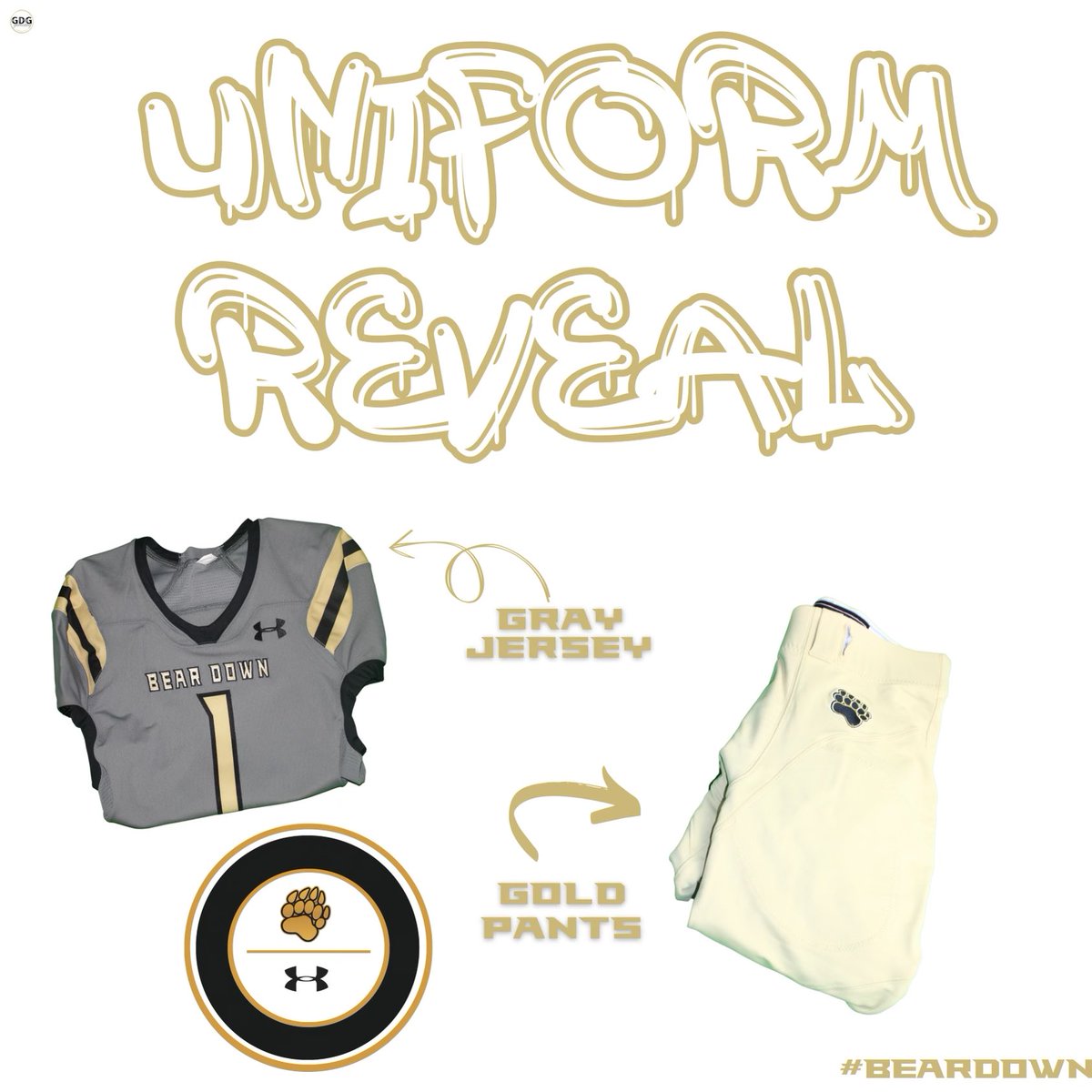 LincolnBearsFB's tweet image. 😏😏😏 #BearDown #GameDayGraphics