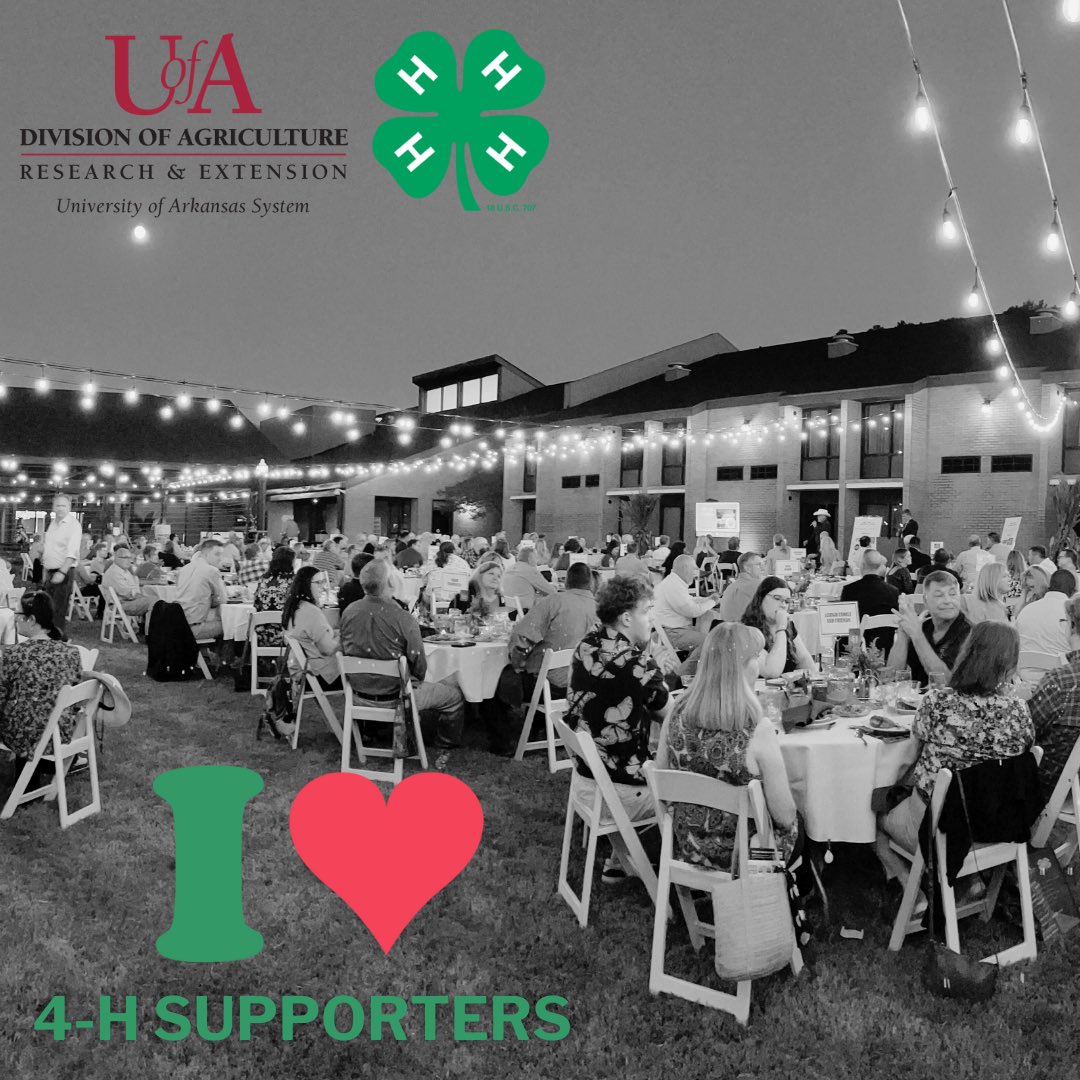 Arkansas4H's tweet photo. I 💚 4-H Supporters!!

Donors &amp; supporters are VITAL to the Arkansas 4-H program! We are so thankful to have an active #AR4H Foundation who are always working to promote the program &amp; seek funding for our 4-Hers! (1/2) https://t.co/PI4gk3fdcB