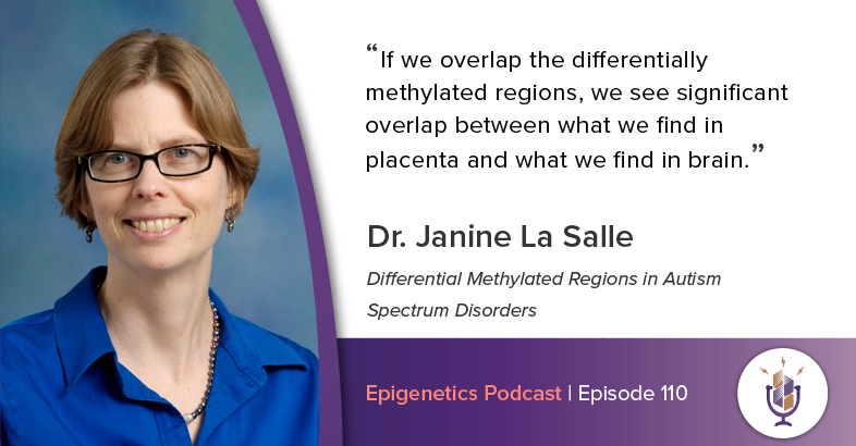[NEW Podcast]! 🎙️ In this episode of the #Epigenetics #Podcast we talked with Janine La Salle from @ucdavis about her work on differential methylated regions in #autism spectrum disorders. Tune in ➡️bit.ly/3rxcpCB #chromatin #epigenetics #podcast #womeninstem