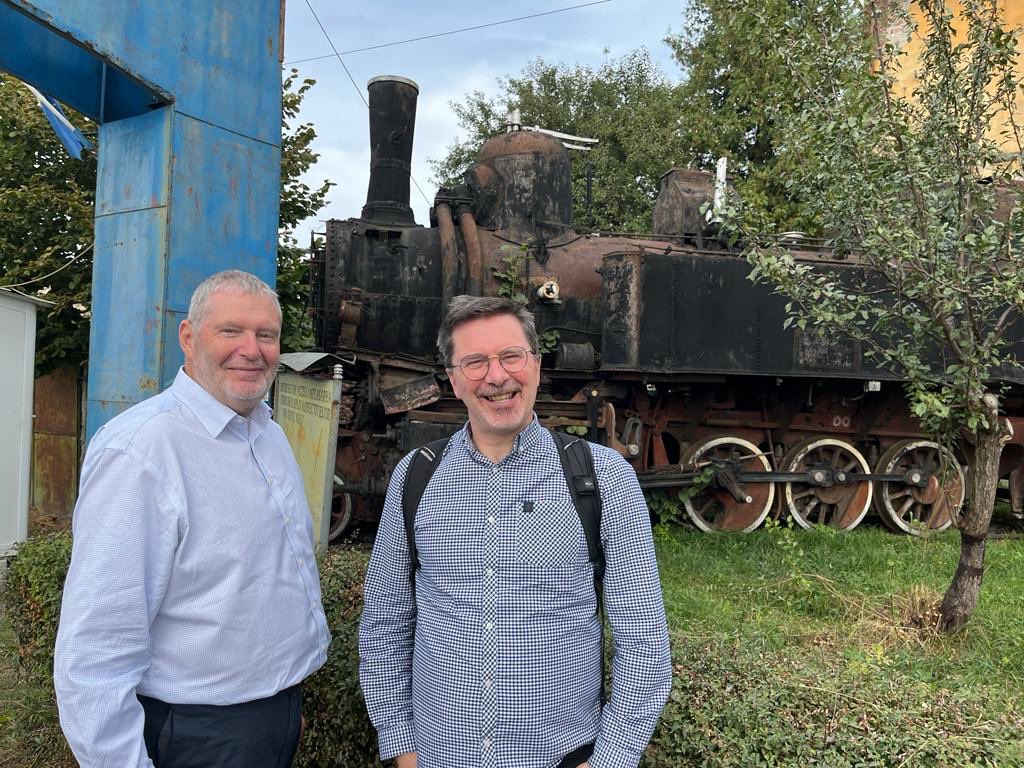 Delighted to have been asked to speak at the #APCI conference in #sibiu #romania even managed a quick visit to a locomotive museum with @emrsa15