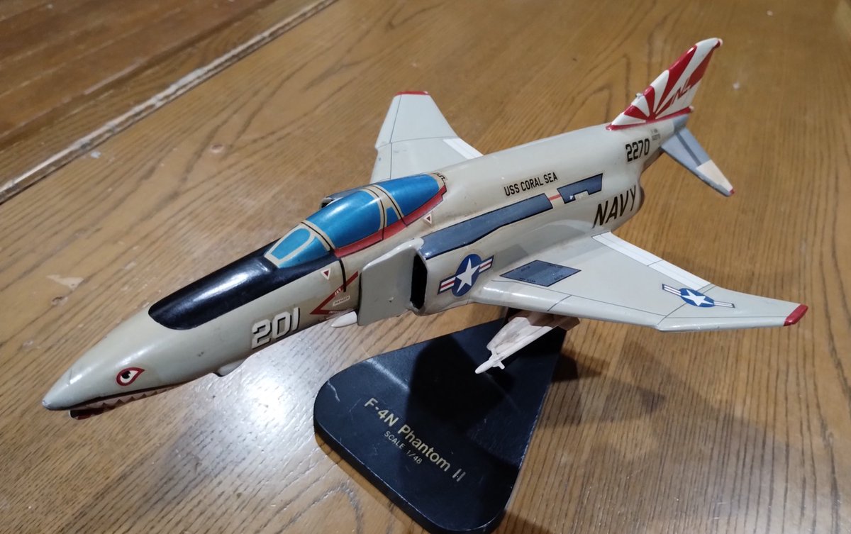 boobooriders's tweet image. 木製模型 F-4N Phantom Ⅱ
Scale 1/48

#MuseumofFlight
 #Phantom2