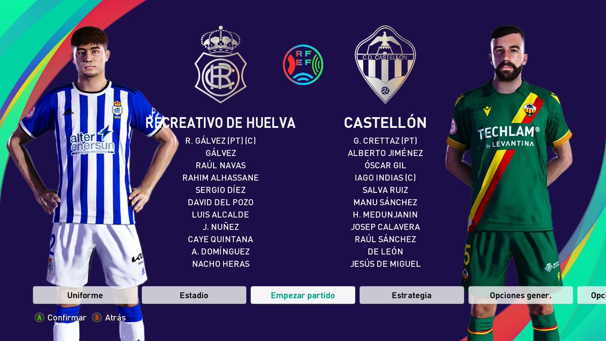 📢📢🆕📢📢

Ya disponible Option File <a href="/HistoricosPes/">PES Históricos</a> Temporada 23-24 V0.

23 equipos con pasado en <a href="/LaLiga/">LALIGA</a> y ahora en #PrimeraRFEF @SegundaRFEF o #TerceraRFEF 

Instrucciones y descarga:⬇️💾peshistoricos.com/2023/10/option…

¡A quemar el mando en #PS4 / #PC!

#savepes #eFootballPES2021