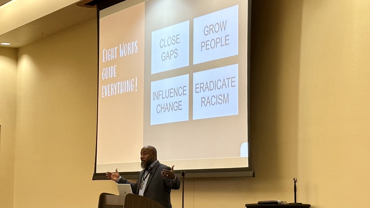 Thank you, ⁦@JahmadCanley⁩, for keynoting our all-staff meeting today to kick off another successful school year! #WeAreESD113