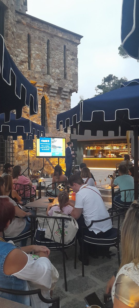 Acte inaugural del #BCNTB10 al Castell de Lloret. Ara sí, que comenci la festa! #MyLloret #InLloret2023