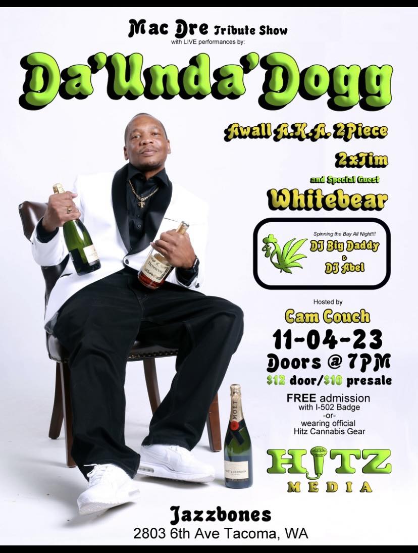 Next Up This Bout To Be Lit Trust Me!! 
#Macdre  #HitzCannabis #Daundadogg #Awallaka2piece #2xtim #Whitebear 
 #Jazzbones