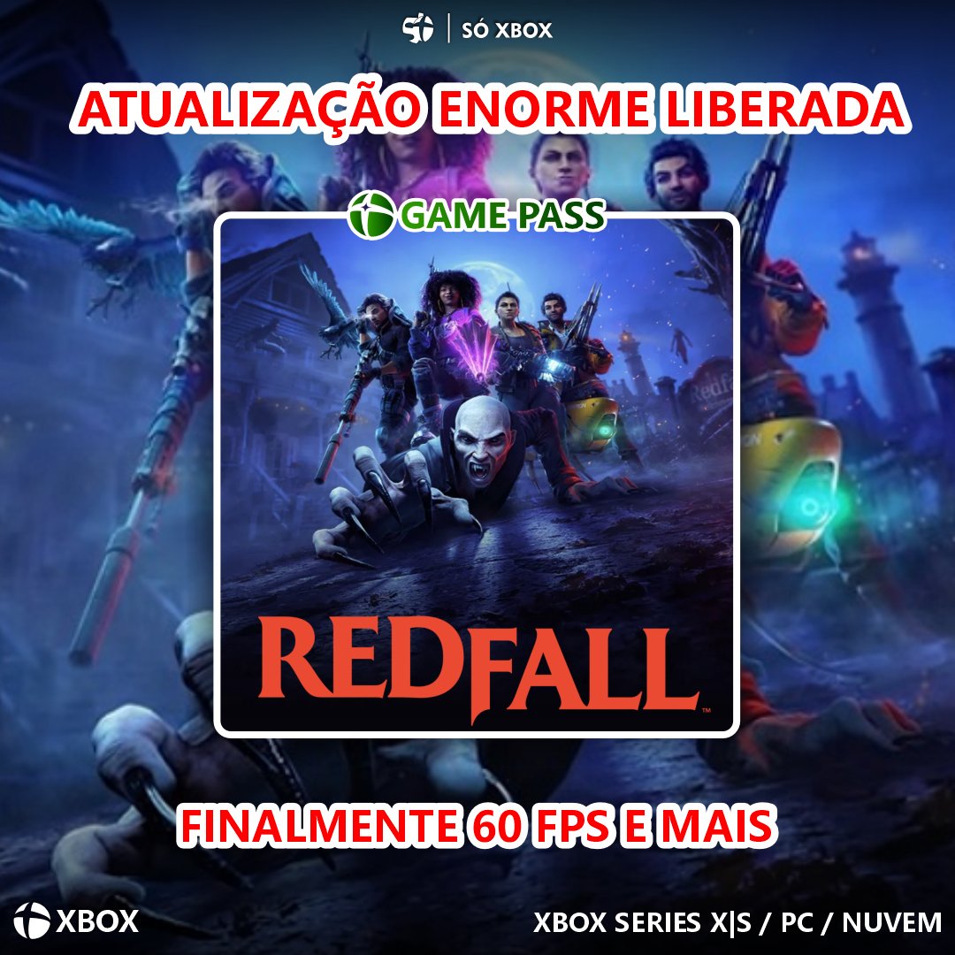 Nova atualização para Redfall inclui suporte para 60 FPS no Xbox Series  Veja a lista de melhorias!