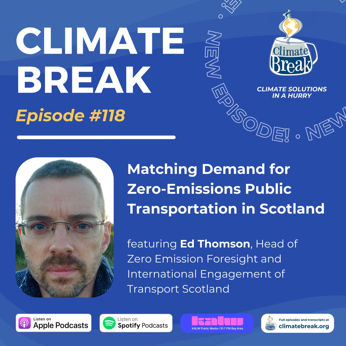 In our latest episode, we talk with Ed Thomson, Head of Zero Emission Foresight at <a href="/transcotland/">Transport Scotland</a>, on how Scotland is transforming their conventional automobiles into sustainable transit alternatives🌱🚌