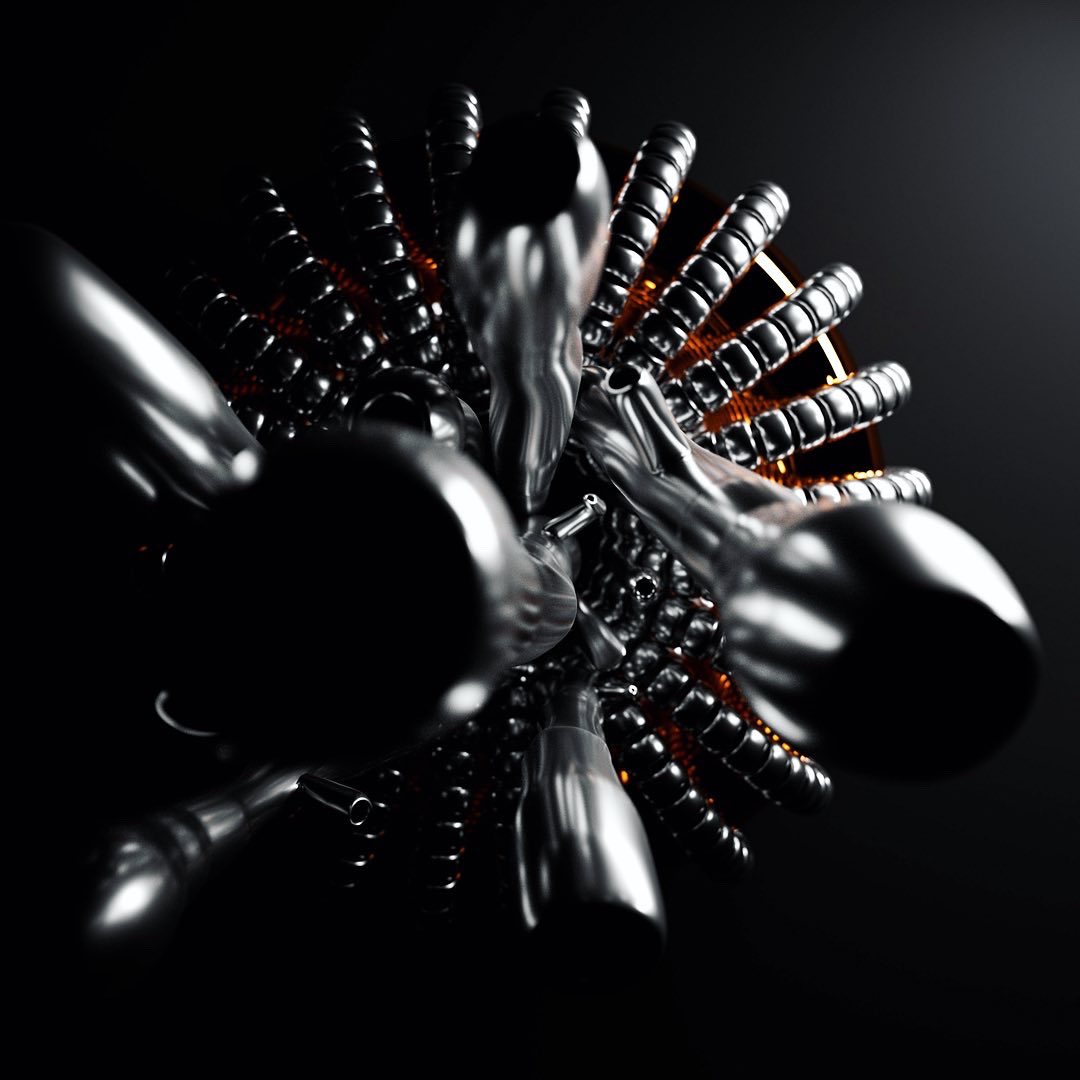 JamesMicallef's tweet photo. Grow.
Explorations with metallic tubular forms &amp; Vray GPU

#tubular #metal #growth #evolve #form #future #3dart #nftart #metallic #gold #abstractart #digitalart #sculpture #vision #vray #c4d #c4dart #rendering #renderlovers #collectibles #experimental #visualart #light https://t.co/Tmgi8y0W1m
