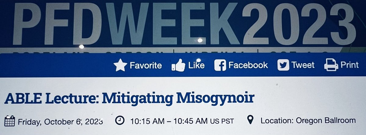 Sobering and inspiring - a brilliant #ABLE lecture on Mitigating #Misogynoir by an impactful speaker - ⁦<a href="/btuckeredmonds/">Brownsyne Tucker Edmonds, MD, MPH, MS</a>⁩ at #PFDWeek23 ⁦<a href="/urogynsociety/">AUGS</a>⁩