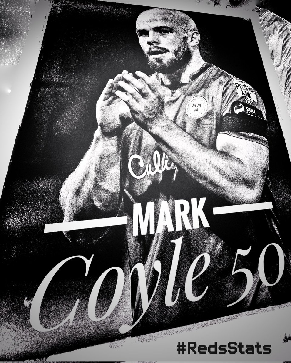 RedsStats's tweet photo. #Red50 for Mark Coyle, the Donegal man becomes the 10th member of the current men's senior squad to reach the 50 game milestone for the club a pillar of the Reds midfield since signing from Finn Harps
#SFC | #RedsStats | #Milestones https://t.co/D7U4ji9Oio
