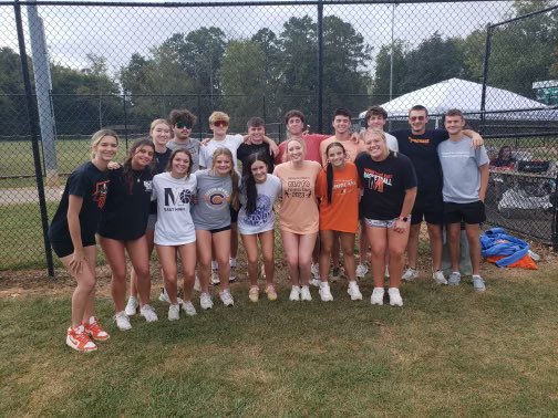 Some of our Lady Canes &amp; Canes were able to lend a hand to help out with the Special Olympics bocce ball event today!