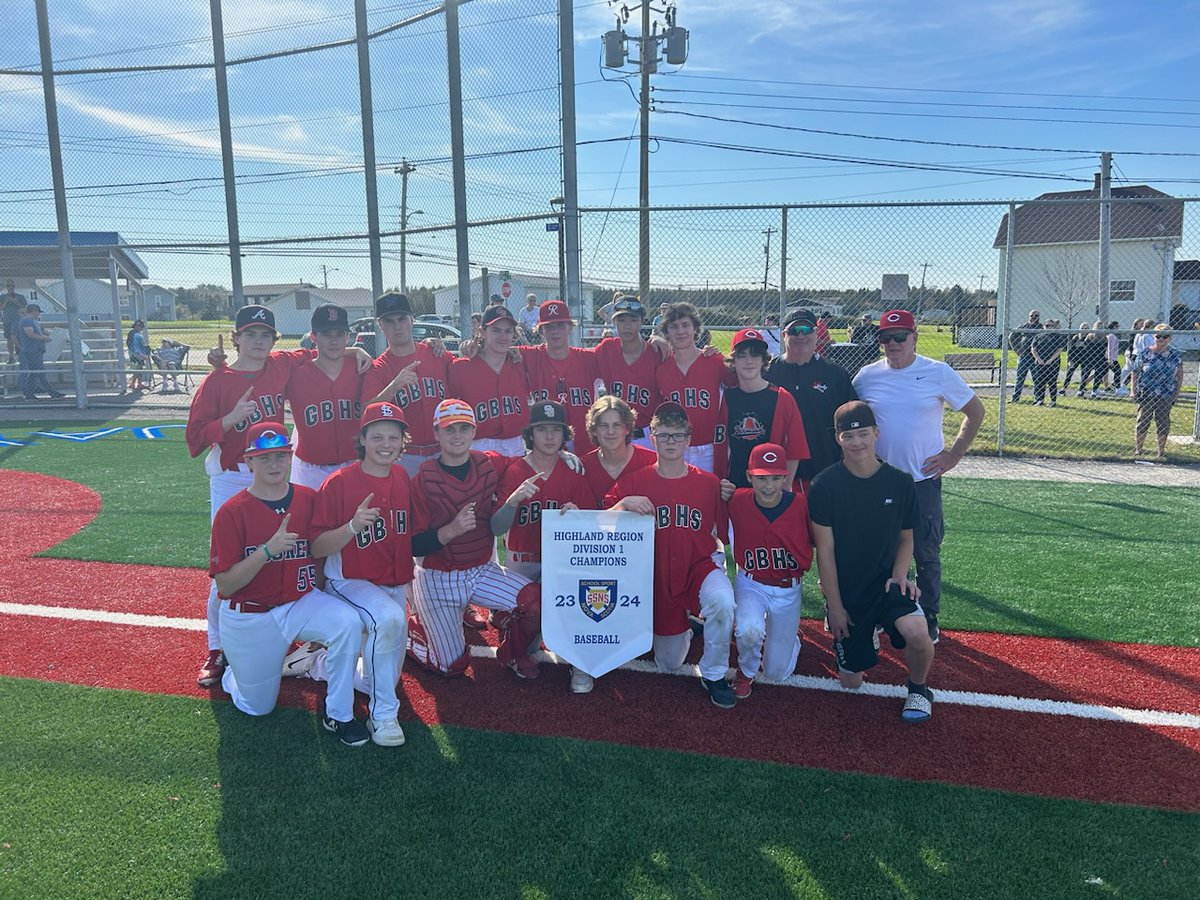 Congratulations to our school baseball team for defeating Memorial High School by a score of 6-3 to win the Highland Region Division 1 Championship! <a href="/CBVRCE_NS/">CB-VRCE_NS</a>