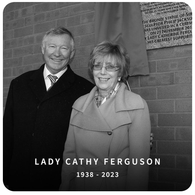 Manchester United legend Sir Alex Ferguson heartbroken as beloved wife Cathy dies at 
Sir Alex Ferguson's wife Cathy has passed away aged 84 leaving behind her husband and three sons.