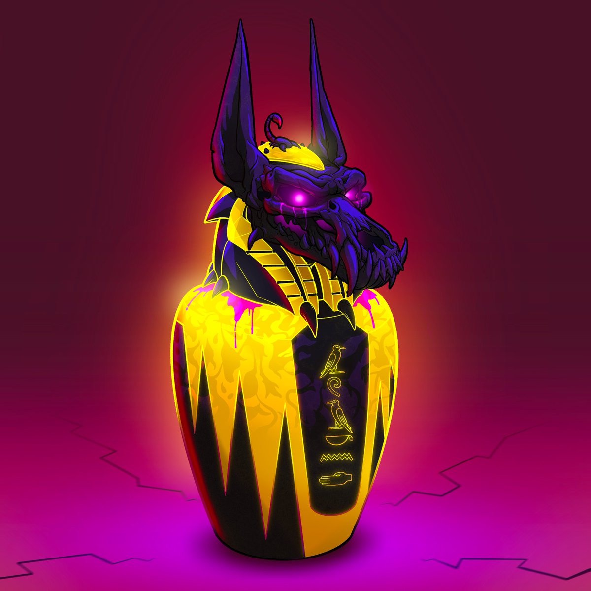 A fifth and final Fusing Material has been discovered. 

This rare artifact shall be placed in the hands of a select group. 

VIP Mutant Cartel Oath holders - your Canopic Jar airdrop will commence shortly. 

Further details below. 🧵