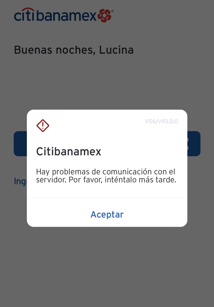 holalula93's tweet photo. @Citibanamex llevo días con problemas para entrar a la app, ya la actualice, apague y prendí teléfono, etc. ¿que puedo hacer? https://t.co/oMo5KE00rq