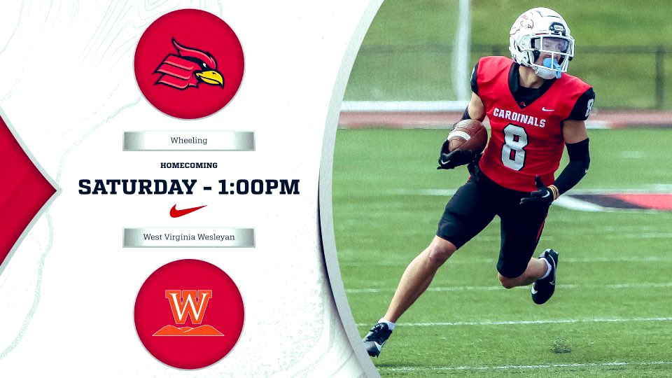 WheelingU_FB's tweet image. 2️⃣4️⃣⌛️… 
🔴🔴
#BeatWVWesleyan #Homecoming23
#TEAMVI  🔴⚫️⚪️