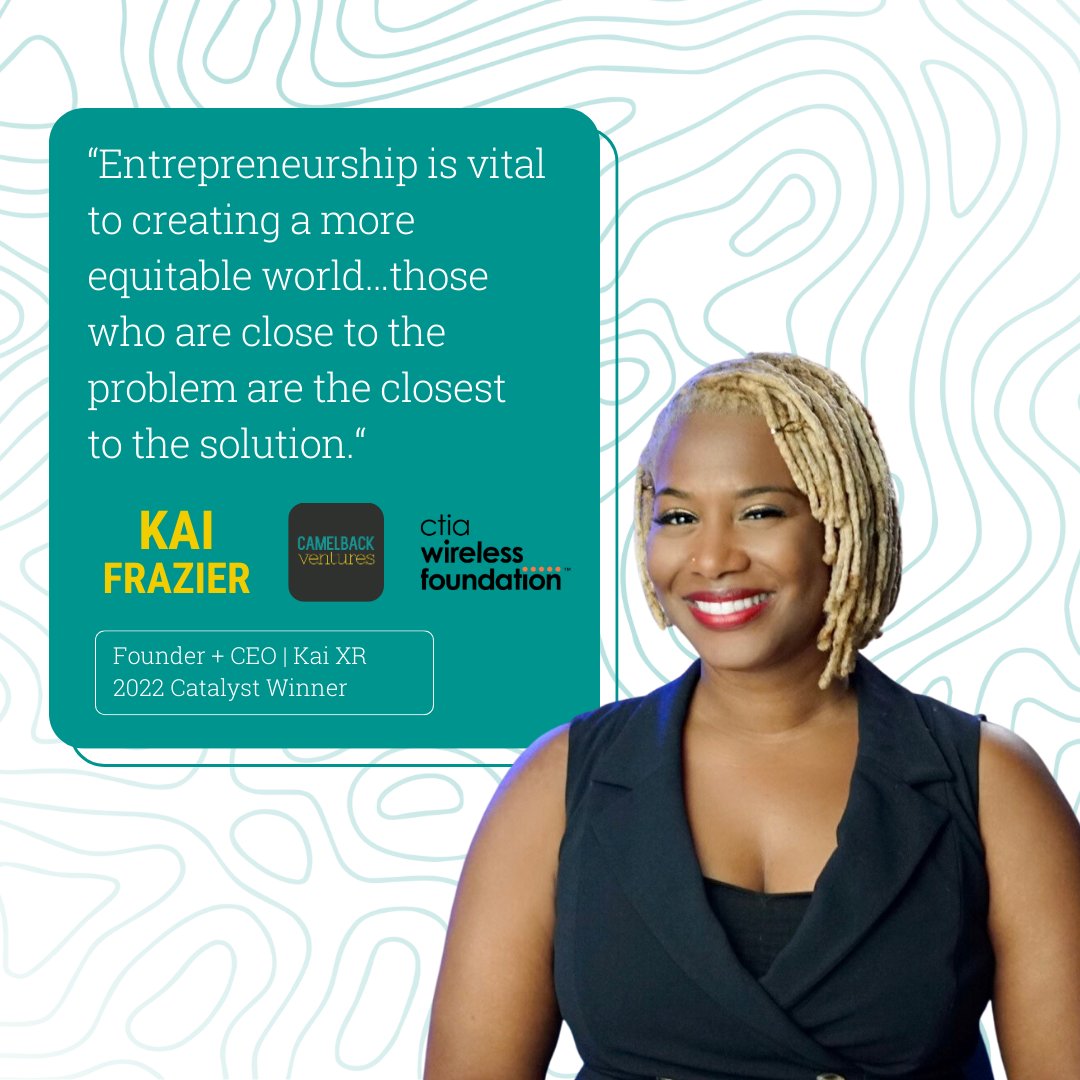 For @explorekaixr Founder + CEO @_ka1, #EntrepreneurshipIs tapping into the genius of those closest to the problem to create the solution. Through Kai XR, she is using #Metaverse tech to increase classroom engagement and enable students to learn and explore beyond the classroom.