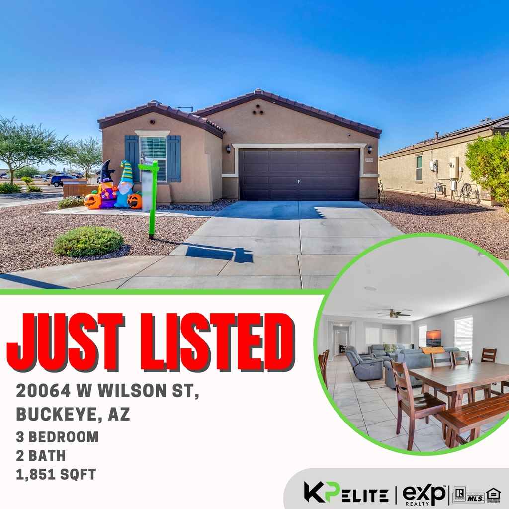 🔥Just Listed🔥This lovely home is ready for you to show your clients! Send us a DM or email us at: 📧INFO@KPELITEAZ.COM #justlisted #justlistedtempe #Buckeye #Buckeyehomes #seller #Realtors #realestateagent #newlisting #newlistingAZ