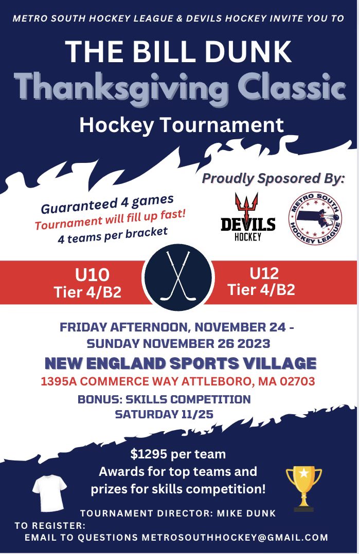 Looking for #youthhockey teams! #hockeytournament in #ma