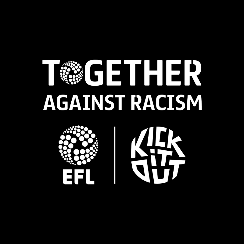 LUFC's tweet photo. 🤍 We are proud to be supporting the @EFL's Together Against Racism campaign, as football unites against racism and all forms of discrimination

#LUFC | #EFLTogether