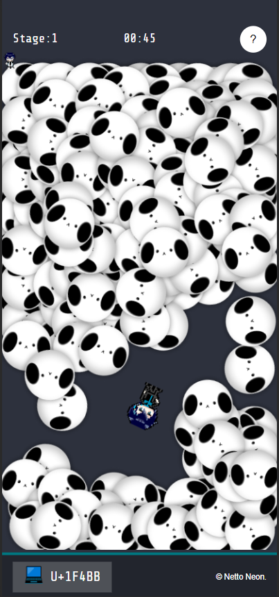 Netto_Neon's tweet photo. #灰画
謎犬をかきわけて黛を探すゲームを作りました！ 
暇つぶしに遊んでいただけると嬉しいです。
（誕生日の際にセンシティブ設定の解除を忘れていたため再投稿です）

こちらから↓
https://t.co/lChiuz0itc

1ステージをクリアし、1種類のアイテムを集めました。 #U_1F4BB https://t.co/qiPlfC4HyF