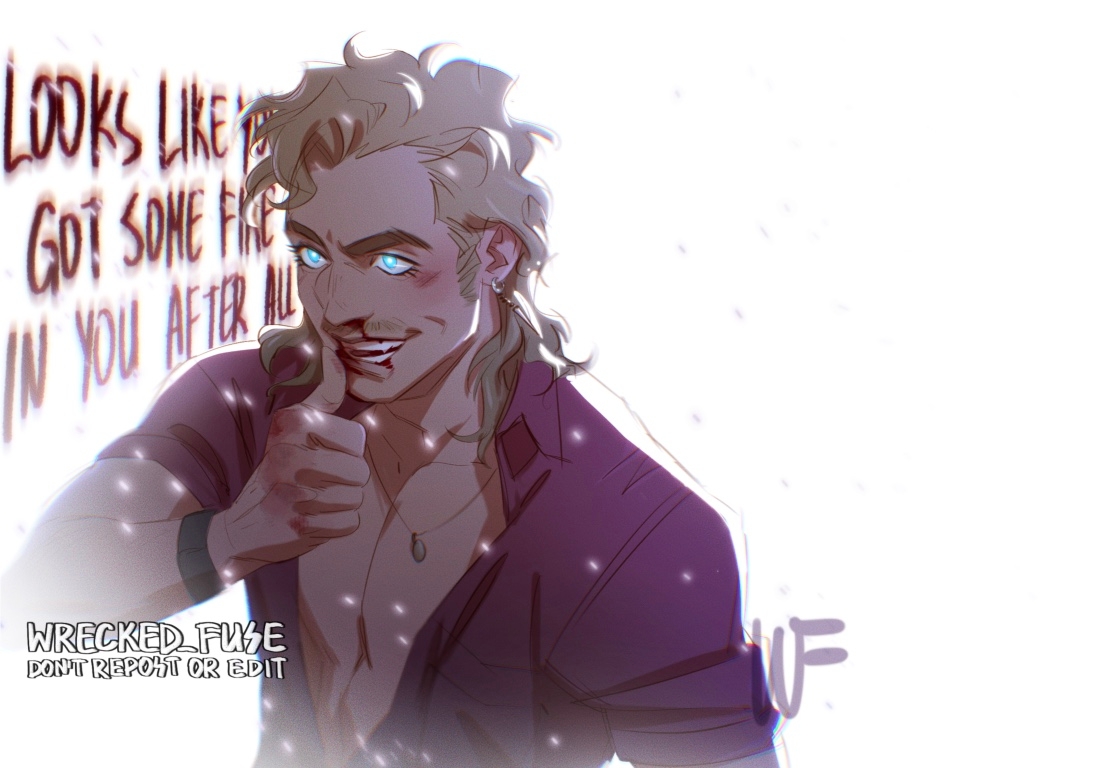 Billy going into his feral state