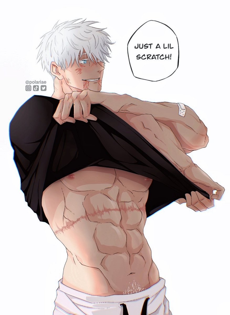 polariae's tweet photo. Revived Gojo :3
(I am delusional) 
#五条悟 #呪術廻戦 #呪術2期 https://t.co/iTBAXwyShL