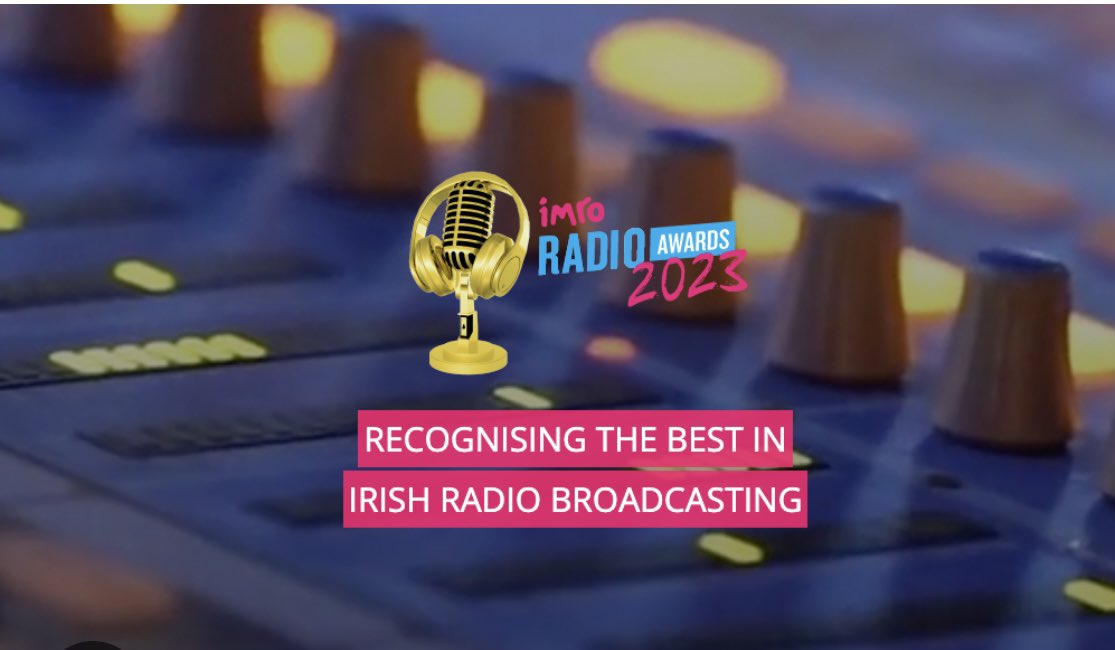 Best of luck to everyone at @IMRORadioAwards especially @MrJustinMac @BryanNewsatOne @RTENewsAtOne @thisweekrte and, of course, our own good selves And also congrats to our Hall of Famer @Mary___Wilson #imro23
