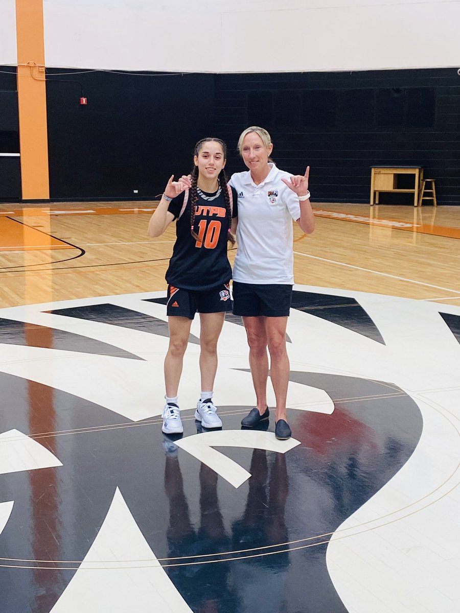 caitlynnclark2's tweet photo. I would like to announce my official commitment to @UTPB_WBB!

I am so excited to begin this new journey as a FALCON!

Thankful for my parent’s/family support, @coachchris_air for helping me with the recruiting process, my teammates at @AIRtime_elite, and most importantly, AGTG! https://t.co/0EB6B6dt9f