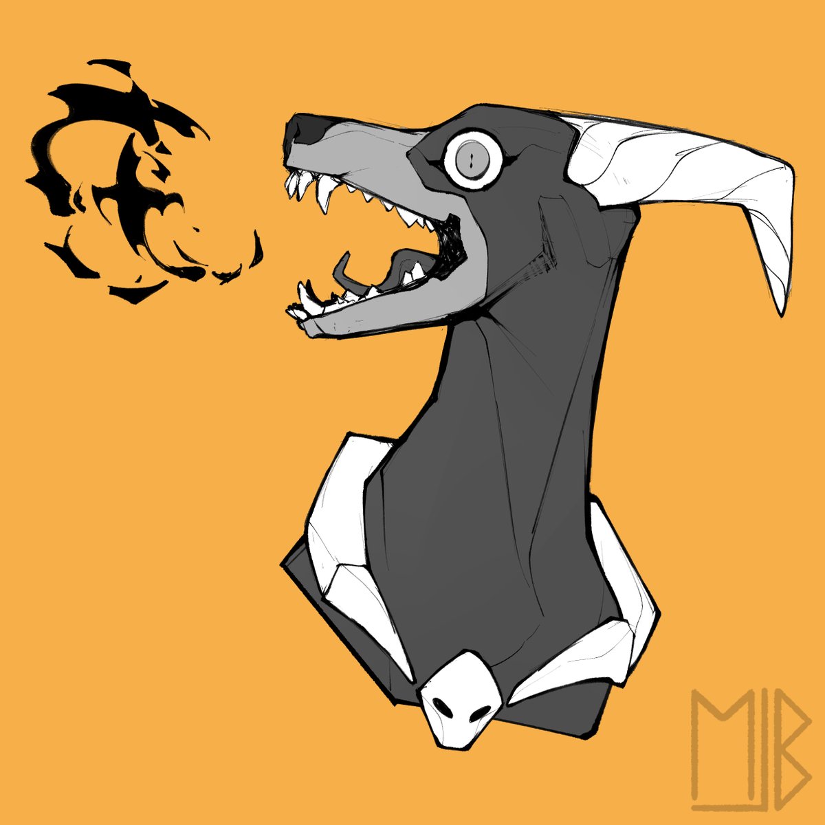 MikiLuqueBarco's tweet photo. One of the tattoo designs that I liked the most, in collaboration with the inktober with @Aeris_Bang!

And there are still more to come!!
🔥
🐶 https://t.co/o5SGTBQkRD