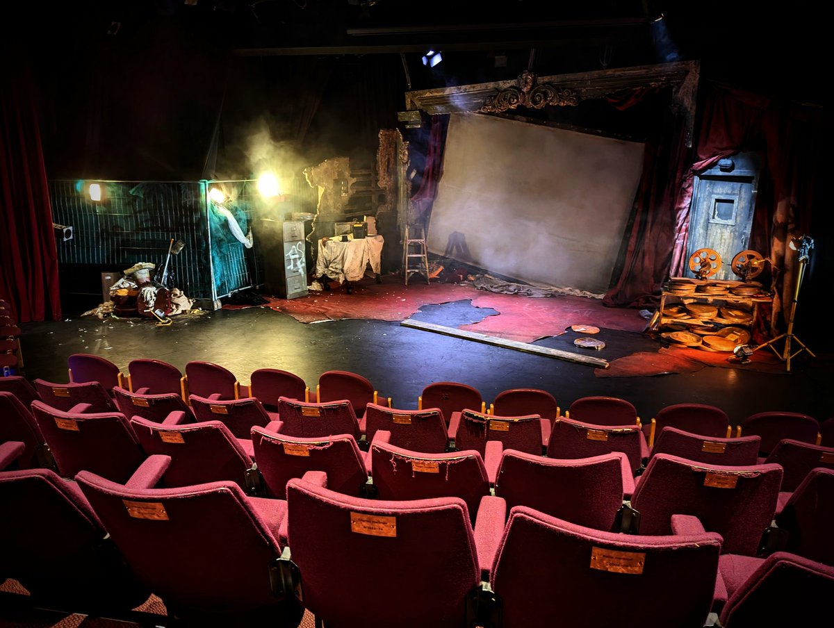 All set for Shock Horror 2023 at the Macready Theatre, Rugby! #horror #theatre