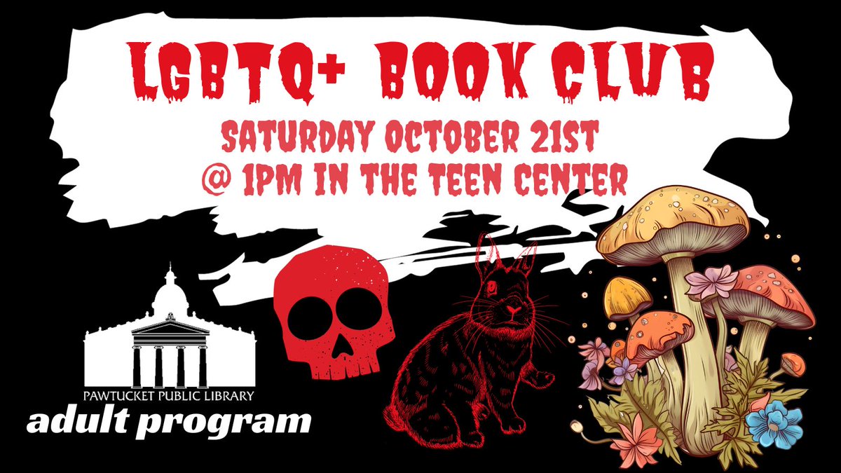 PawtucketPL's tweet image. Join us for this month's Adult LGBTQ+ Book Club! We will be reading and discussing "What Moves the Dead,"  by T. Kingfisher. If you would like to join, please fill out an interest form at the link in our bio #pawtucketpubliclibrary #adultprograms #lgbtqbookclub