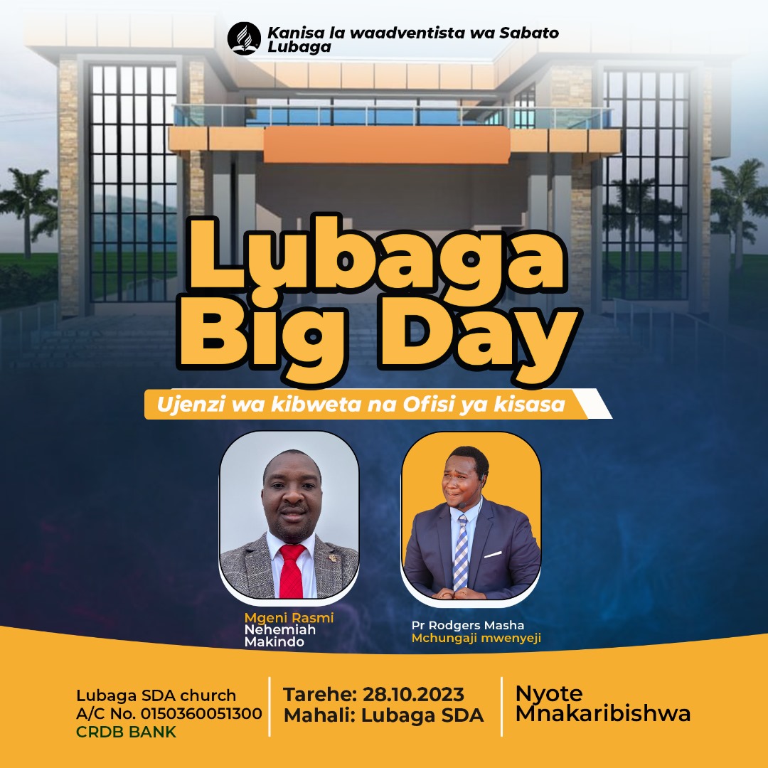 RodgersElly5's tweet photo. Sabato Njema Wapendwa.. Niwakaribishe  Siku ya Tarehe 28/10/2023 Katika Kanisa la Waadventista Wa sabato Lubaga hapa Shinyanga Mjini Ili Tumjengee BWANA Kibweta Cha Kisasa na Ofisi Za Kisasa Pia.. https://t.co/ky6q1VUU7Z