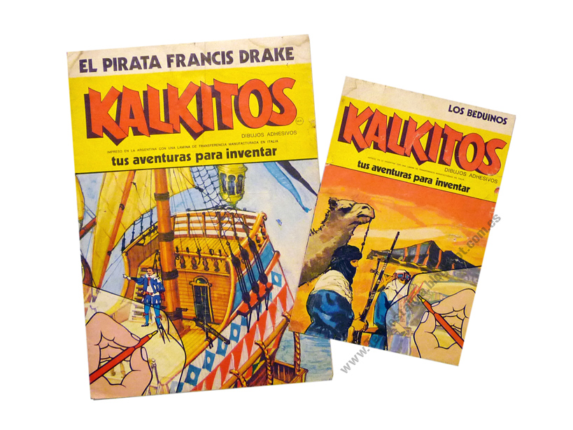Toynostalgia's tweet image. #KALKITOS Argentina (c. 1980)
Los dos tamaños en los que se comercializaban: Normal y Grande
Diversión XXL 

#gillette #Argentina #nostalgia📷 #retro #decalcomanie #actiontransfers #prestomagix #piratas #beduinos