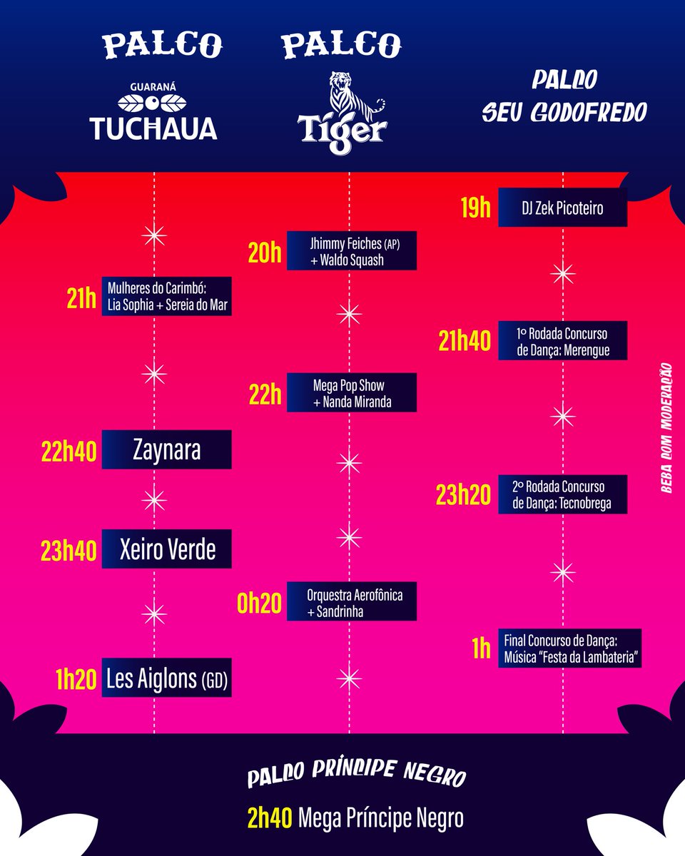 lambateriabelem's tweet photo. Eita, como vão farrear essa noite! O nosso fervo começa 19h e vai até o sol nascer, tu te garante? 🔥 

Vamos curtir essa noite de Círio com a 6° edição do Festival Lambateria! A programação tá lindona e dividida em 4 palcos no Mormaço + Maloca das Amazonas 🤩 https://t.co/FAijqgAkjg