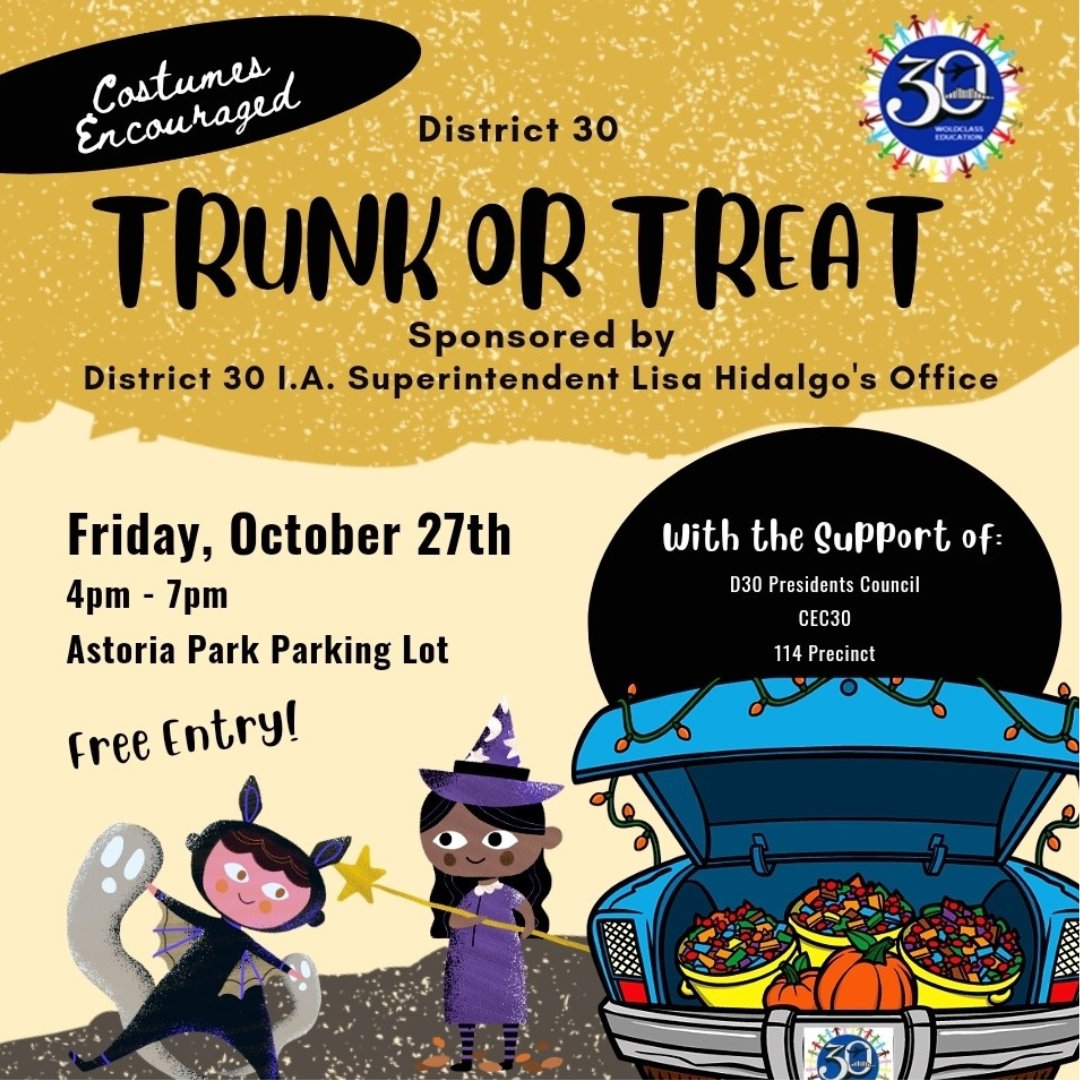 D30PresCouncil's tweet photo. Save the date! Schools can register to host a trunk on our website. https://t.co/cdXAvgATXt 
Hope to see you there! https://t.co/952KU65ZSC