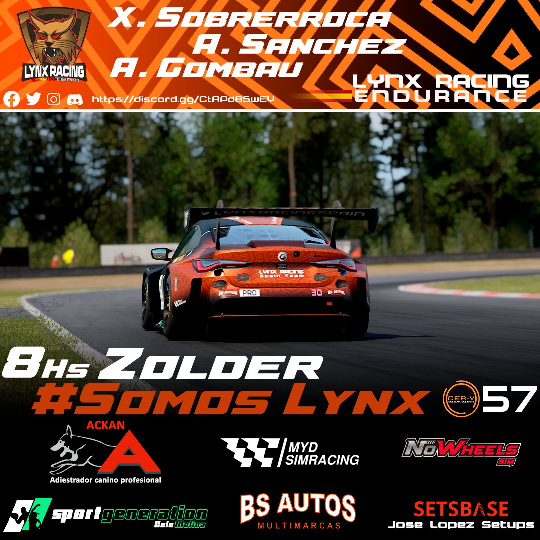 A.Gombau | #720 (@gombii99) on Twitter photo Mañana es el GRAN DIA! 
<a href="/LynxRacingSpain/">Lynx Racing Spain Team</a> <a href="/perfect_nich/">Perfect Nich</a> 
<a href="/cerv2022/">CER-V season 2023</a> 
#somoslynx Mañana es el GRAN DIA! 
<a href="/LynxRacingSpain/">Lynx Racing Spain Team</a> <a href="/perfect_nich/">Perfect Nich</a> 
<a href="/cerv2022/">CER-V season 2023</a> 
#somoslynx