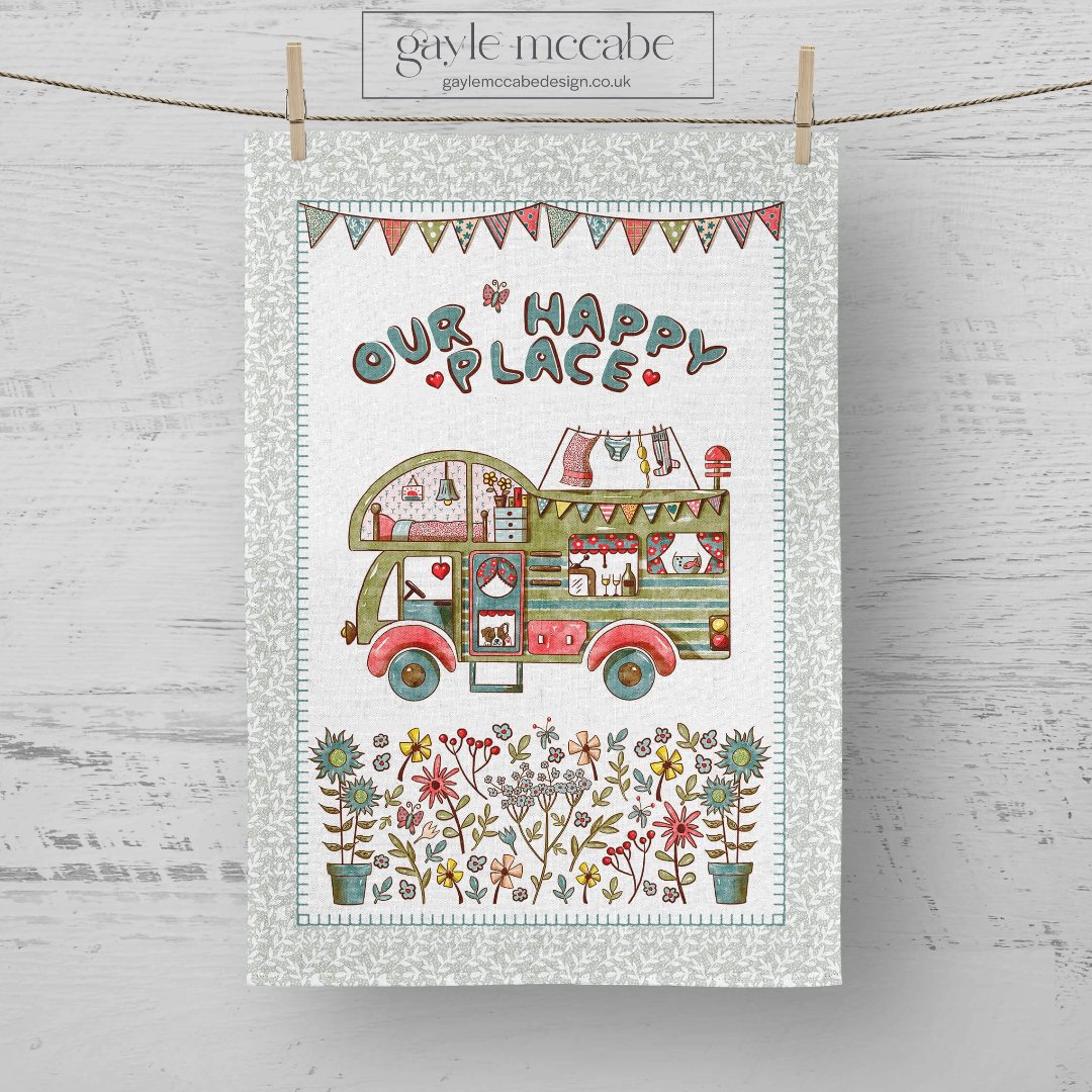 GMcCabeDesign's tweet photo. How cute is this motorhome?😍There is an equally cute caravan in the same style in the same collection. A great gift for anyone with a mobile home. #Christmasiscoming, just saying!! 😜 https://t.co/G7O58g0qSz