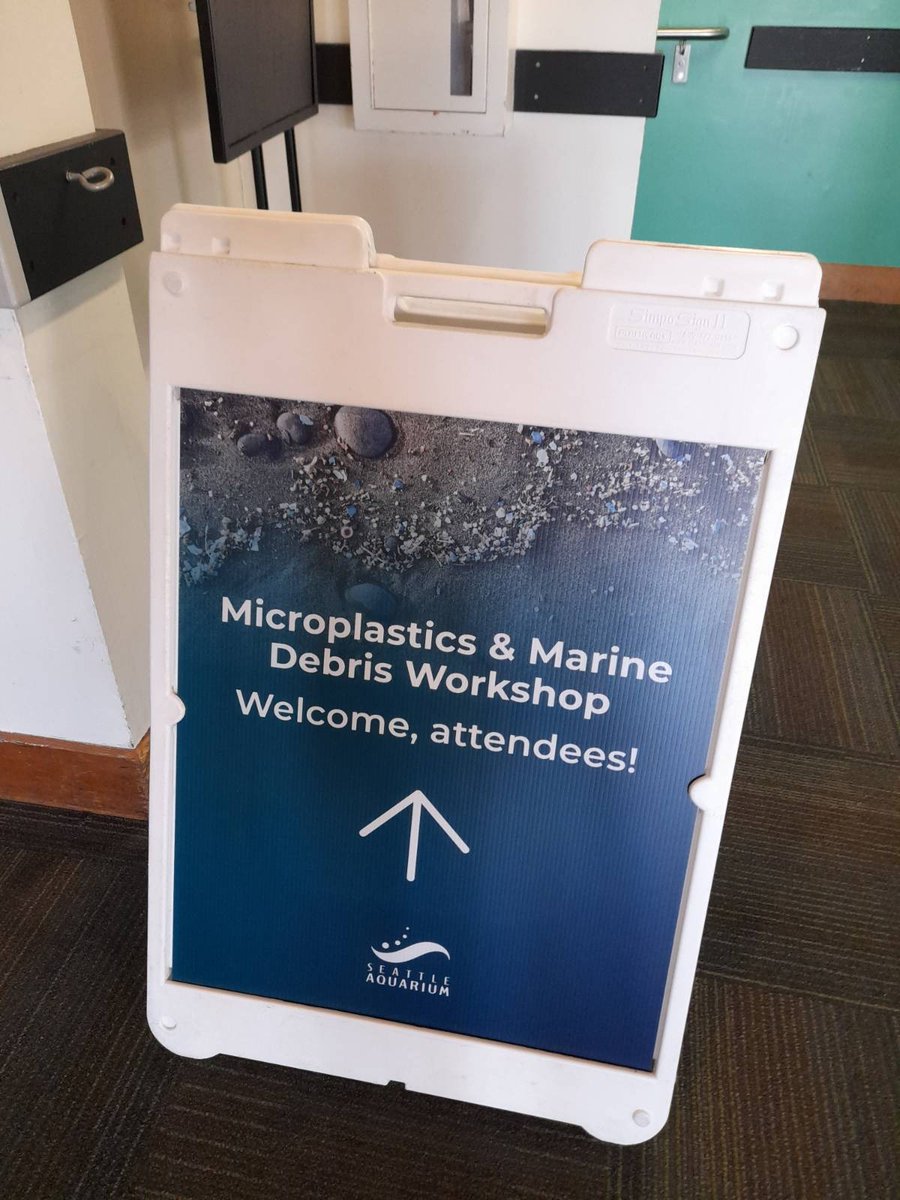 TeresaMS17's tweet photo. Excited to attend the Microplastics &amp; Marine Debris Workshop @SeattleAquarium! #microplastics #pollution #policy #environmentalawareness https://t.co/SK39tCKJ6u