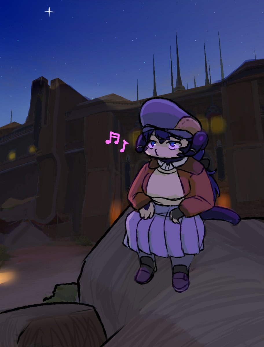 HatofInquiry's tweet photo. After finishing your side job—Quicksand cleaning duty—you hang outside Ul'dah for a break from the noise, before you're ready to return home to your kids. As you were lost in your thoughts, something falls from orbit, landing miles away!

Someone could be injured... Investigate? https://t.co/xgDslb253g