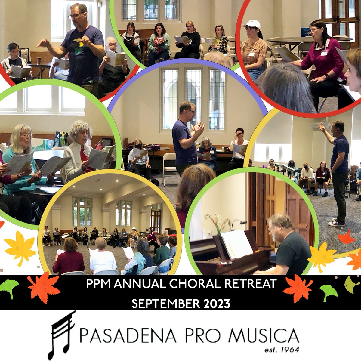 PasadenaPro_PPM's tweet photo. PPM held its annual choir retreat prepping for our upcoming Earth concert! :) We can't wait to share with you the end result at our October concert to kick off our 60th Season!! For tickets to our concert check our website for info: https://t.co/LN8JPzSjxZ https://t.co/971BhUtgkl