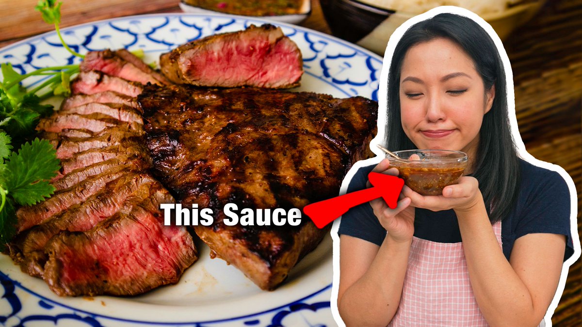NEW VIDEO: This Sauce Makes All Meats Better!
Give Thai people a piece of meat, and we're gonna ask "where's the NAM JIM JEAW?" A classic and a total must-have for us!
In this video I share 3 variations to pair with different meats. 
Watch here! youtu.be/EVeIrzR05Vs
