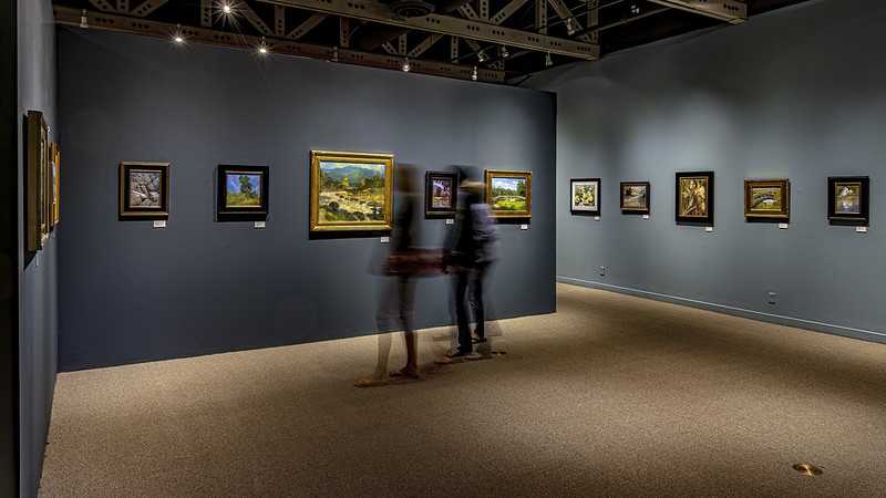 It's ArtNight! Visit PMH for fine art, cool jazz (yes, we have the a/c on!), and good food from 6-10 pm. To find out what's happening at the other participating venues, visit cityofpasadena.net/artnight/
Photo inside our galleries by MarlynWoo/Joanne Wilborn.