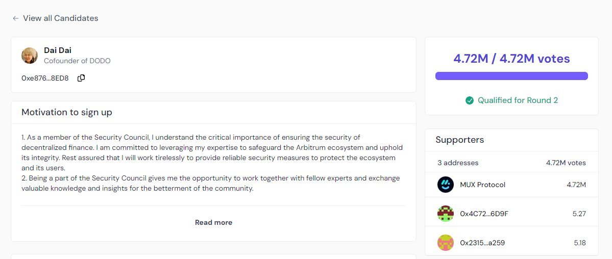 Nay nằm vùng follow quá trình bầu cử trên #Arbitrum như cái rạp xiếc trung ương vậy 🤡

Cảm giác ranh giới của mấy cái khái niệm #DAO vs #Decentralize các thứ mà đa phần nhà đầu tư vẫn neo vào nó còn mơ hồ vcl 😂

Khi phần lớn lượng biểu quyết rơi vào tay các