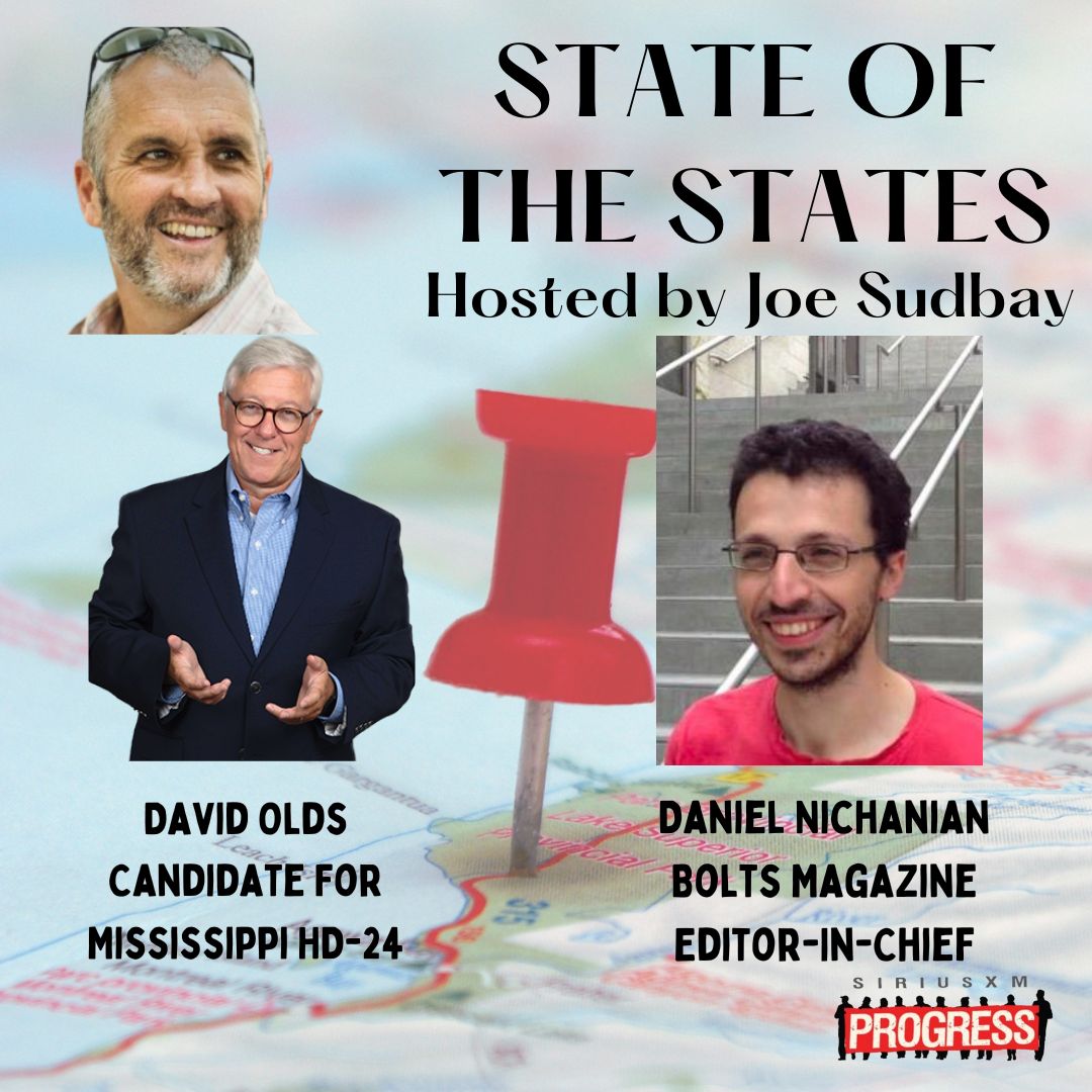🏛️ On State of the States, we are ONE month away from the Nov. 7 Election Day 🔊 @JoeSudbay is talking to @DavidOl28151044 running in competitive Mississippi HD 24 in DeSoto County and an overview of what to watch with the one and only @Taniel from @boltsmag 📻 SAT @ 12p ET