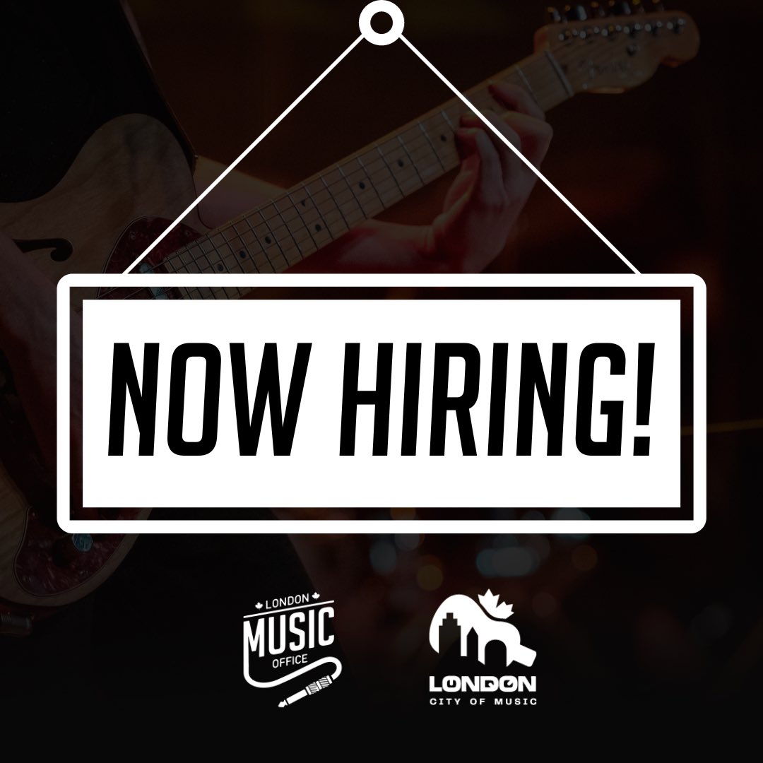 📢 The London Music Office is hiring! 🎶
 
Now accepting applications for Music Industry Development Senior Coordinator to support #LdnOnt's #UNESCO #CityofMusic designation.

✏️ More details here: bit.ly/3rxd0nP