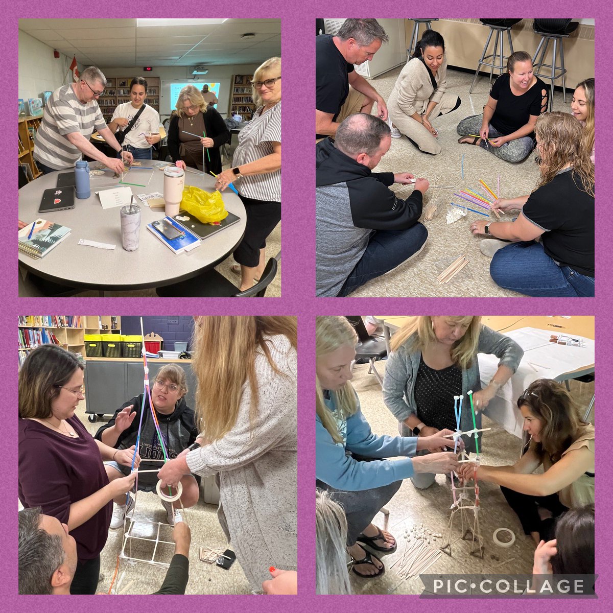 A fun staff challenge followed by “Building Belonging” PD with our incredible staff.💜🦁<a href="/dsbn/">District School Board of Niagara</a>