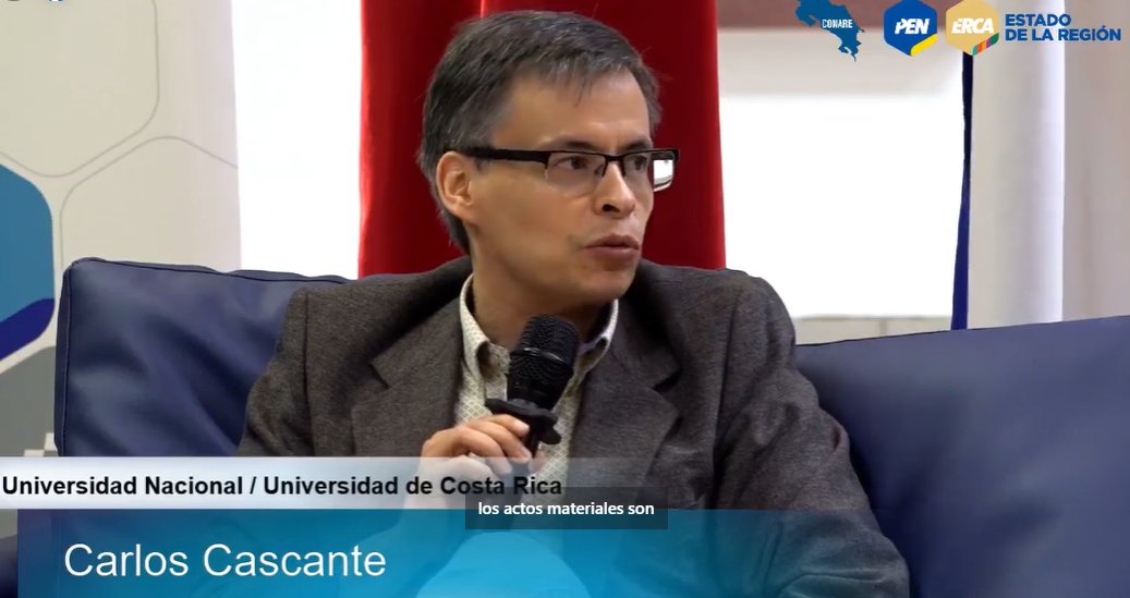 📌Nuestro último panelista #CarlosCascante, Universidad Nacional/Universidad de Costa Rica. ✅Centroamérica en el contexto internacional. #Democracia #seminarios #expertos