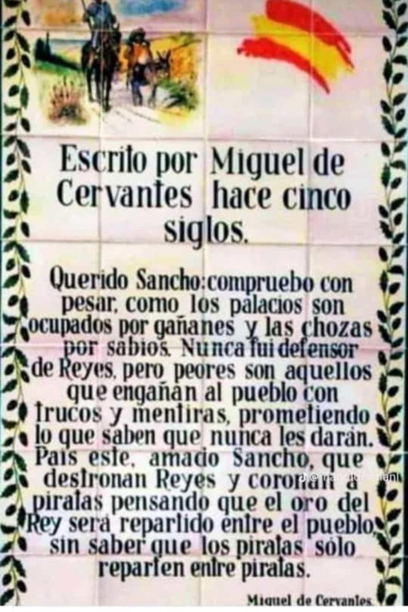 Visionario y Sabio D.Miguel. 

Destronando Reyes para coronar Piratas. #GobiernoCriminalCorrupto

#PrimeroEspaña  #PrimeroVox